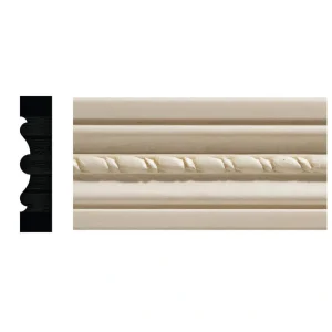 Ornamental Mouldings 1124-4FTWHW 0.5 in. D x 2.12 in. W x 47.5 in. L Unfinished White Hardwood Casing Moulding