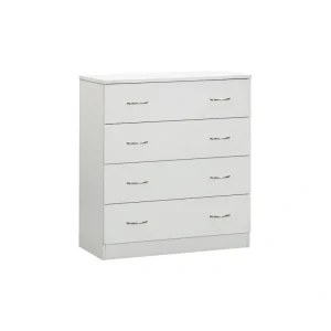 OSHOME OS Home and Office Furniture Model 6003 Four Drawer Chest in White