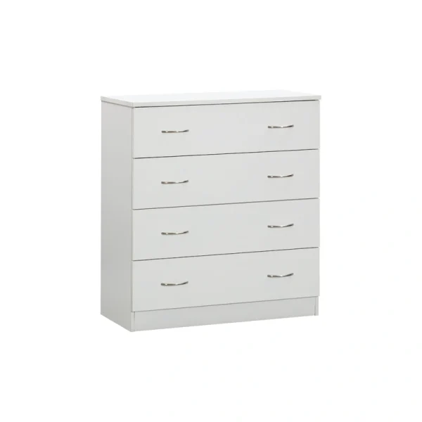 OSHOME OS Home and Office Furniture Model 6003 Four Drawer Chest in White