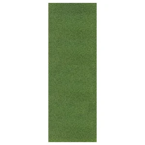 Ottomanson Golf Putting Green Waterproof Solid Indoor/Outdoor 3 ft. x 2 ft. . (3′ X 2′) Green Artificial Grass Runner Rug