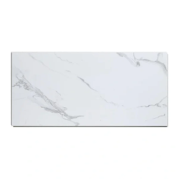 Palisade 23.2″ x 11.1″ Carrara Marble Glue Up Vinyl Wall/Backsplash Tile – 10 Pack