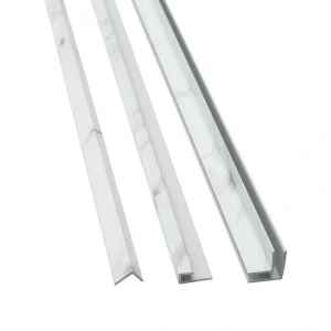 Palisade 94″ Vinyl Carrara Marble Trim Kit – 6 Piece