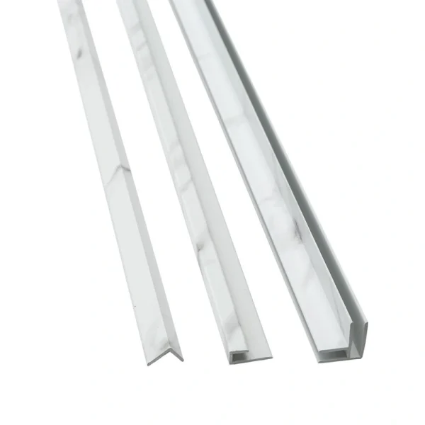 Palisade 94″ Vinyl Carrara Marble Trim Kit – 6 Piece