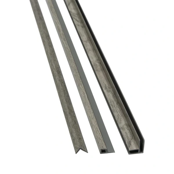 Palisade 94″ Vinyl Gray Oak Trim Kit – 6 Piece