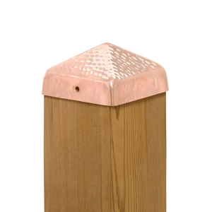 PERMAKAP 4-in x 4-in Pyramid Solid Polished Copper Deck Post Cap T726915933