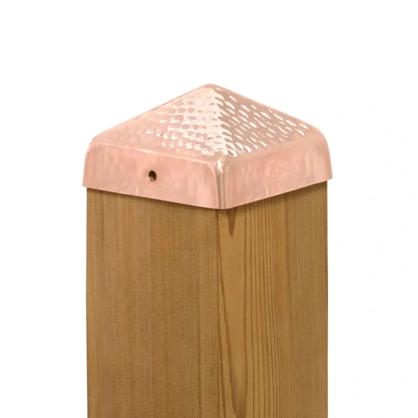 PERMAKAP 4-in x 4-in Pyramid Solid Polished Copper Deck Post Cap T726915933