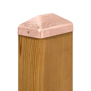 PERMAKAP 4-in x 6-in Pyramid Solid Polished Copper Deck Post Cap T726915567