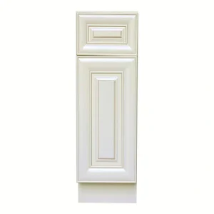 Plywell Ready to Assemble 21×34.5×24 in. Base Cabinet with 1 Door and 1 Drawer in Antique White
