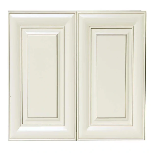 Plywell Ready to Assemble 36x36x12 in. High Double Door Wall Cabinet in Antique White