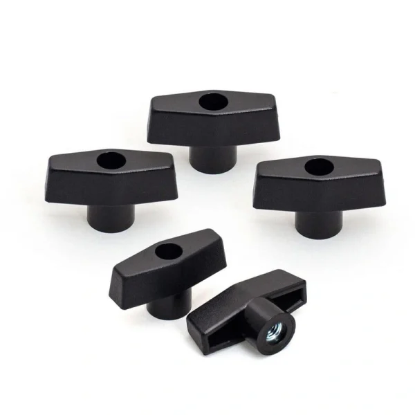 POWERTEC 1/4 in. – 20 Thru Knob (5-Pack)