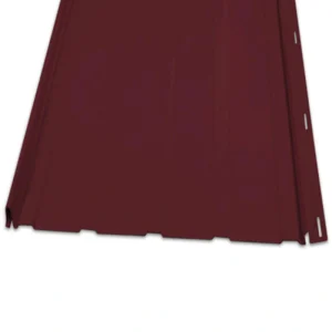 Premium Pro-Snap Burgundy Steel Panel Two Pieces 16″ x 17.5 Sample