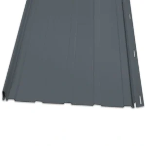 Premium Pro-Snap Charcoal Gray Steel Panel Two Pieces 16″ x 17.5 Sample