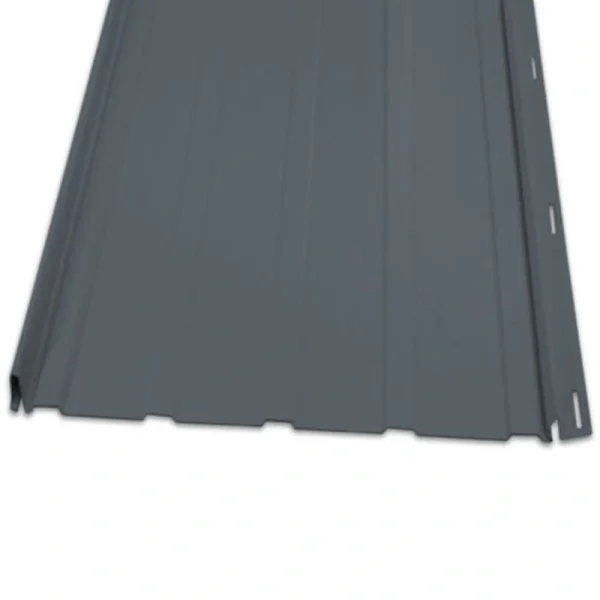 Premium Pro-Snap Charcoal Gray Steel Panel Two Pieces 16″ x 17.5 Sample