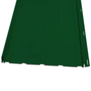 Premium Pro-Snap Emerald Green Steel Panel Two Pieces 16″ x 17.5 Sample