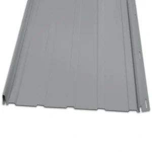 Premium Pro-Snap Light Gray Steel Panel Two Pieces 16″ x 17.5 Sample