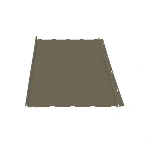 Premium Pro-Snap Matte Smoky Sable Steel Panel Two Pieces 16″ x 17.5 Sample