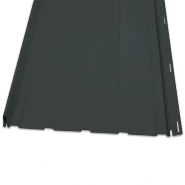 Premium Pro-Snap Midnight Gray Steel Panel Two Pieces 16″ x 17.5 Sample