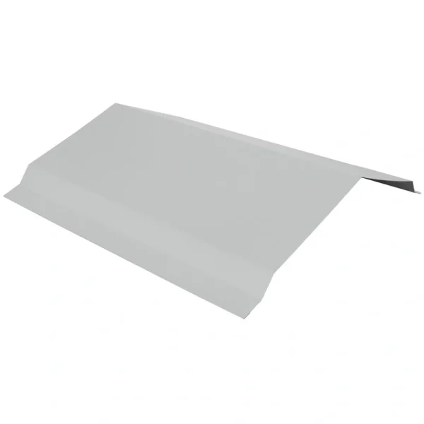 Premium Pro-Steel 10′ Brite White Residential Ridge Cap 4/12 Pitch