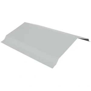 Premium Pro-Steel 10′ Brite White Residential Ridge Cap 8/12 Pitch
