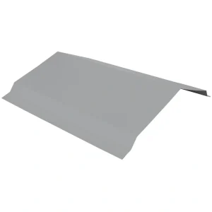 Premium Pro-Steel 10′ Light Gray Residential Ridge Cap 5/12 Pitch