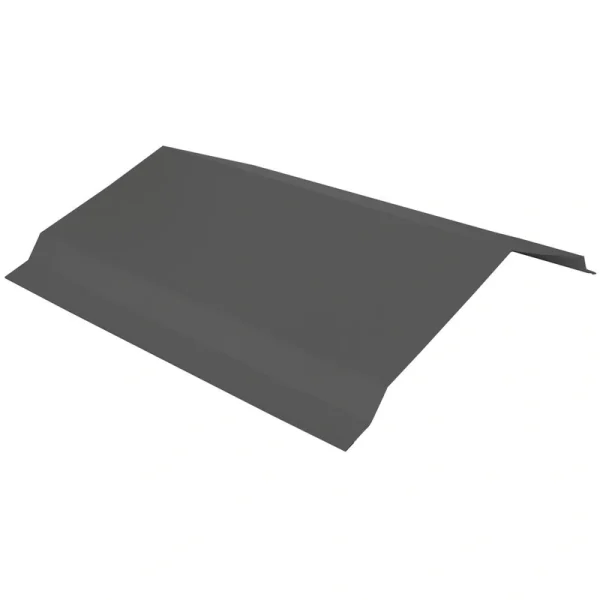 Premium Pro-Steel 10′ Matte Dover Gray Residential Ridge Cap 6/12 Pitch