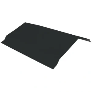 Premium Pro-Steel 10′ Midnight Gray Residential Ridge Cap 5/12 Pitch