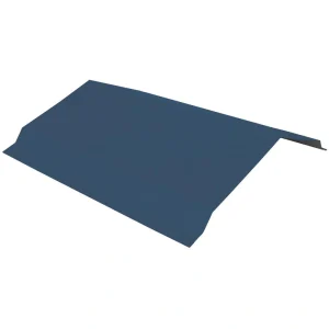 Premium Pro-Steel 10′ Ocean Blue Residential Ridge Cap 5/12 Pitch