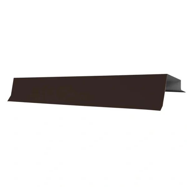 Premium Pro-Steel 12′ Brown Residential Rake Trim