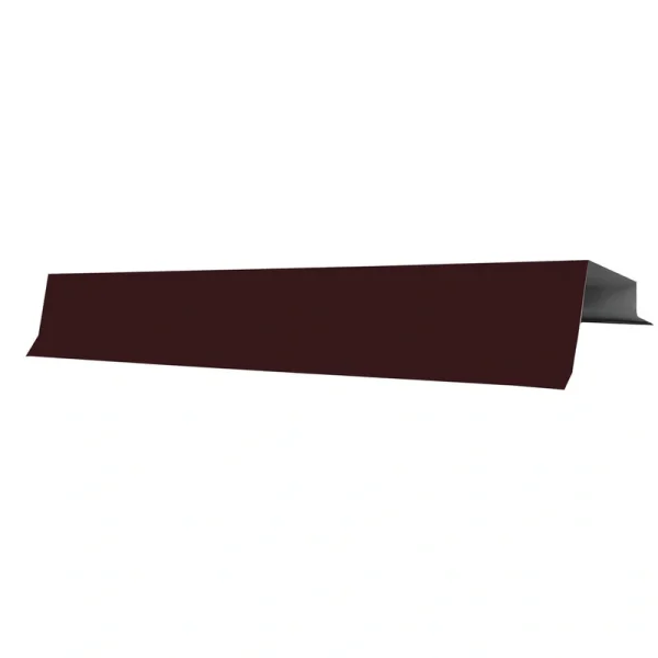 Premium Pro-Steel 12′ Burgundy Residential Rake Trim