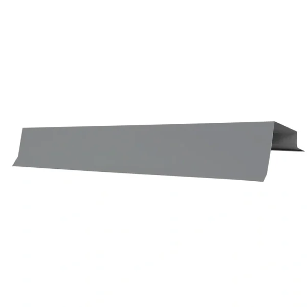 Premium Pro-Steel 12′ Light Gray Residential Rake Trim