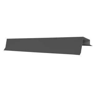 Premium Pro-Steel 12′ Matte Dover Gray Residential Rake Trim