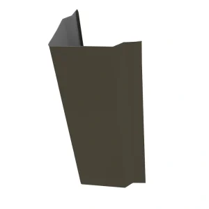 Premium Pro-Steel 12′ Matte Smoky Sable Steel Corner & Gable Trim