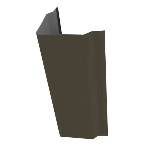 Premium Pro-Steel 12′ Matte Smoky Sable Steel Corner & Gable Trim