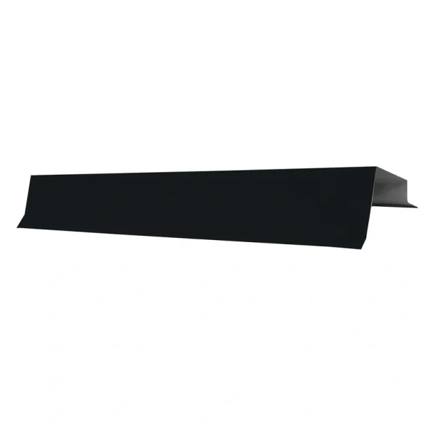 Premium Pro-Steel 12′ Midnight Black Residential Rake Trim