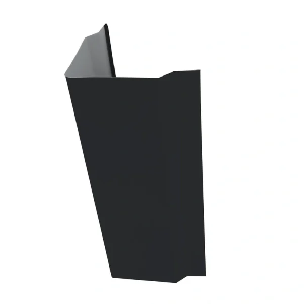 Premium Pro-Steel 12′ Midnight Black Steel Corner & Gable Trim