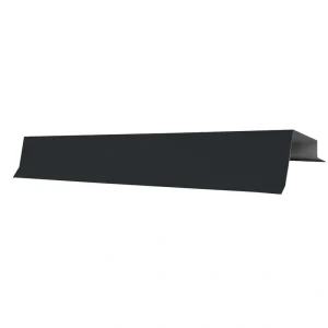Premium Pro-Steel 12′ Midnight Gray Residential Rake Trim