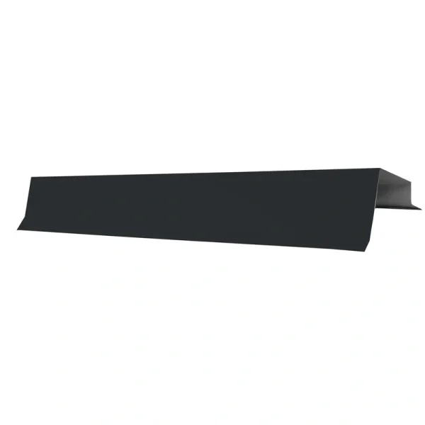 Premium Pro-Steel 12′ Midnight Gray Residential Rake Trim