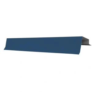 Premium Pro-Steel 12′ Ocean Blue Residential Rake Trim