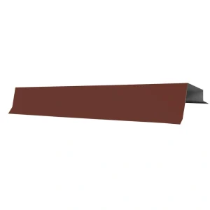 Premium Pro-Steel 12′ Red Residential Rake Trim