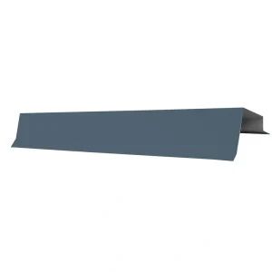 Premium Pro-Steel 12′ Slate Blue Residential Rake Trim