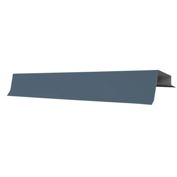 Premium Pro-Steel 12′ Slate Blue Residential Rake Trim