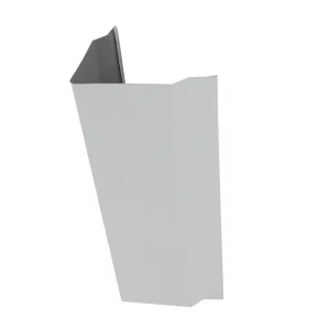 Premium Pro-Steel 14′ Brite White Steel Corner & Gable Trim