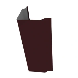 Premium Pro-Steel 14′ Burgundy Steel Corner & Gable Trim
