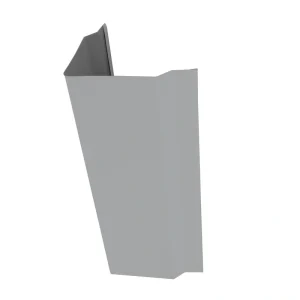 Premium Pro-Steel 14′ Light Gray Steel Corner Gable Trim