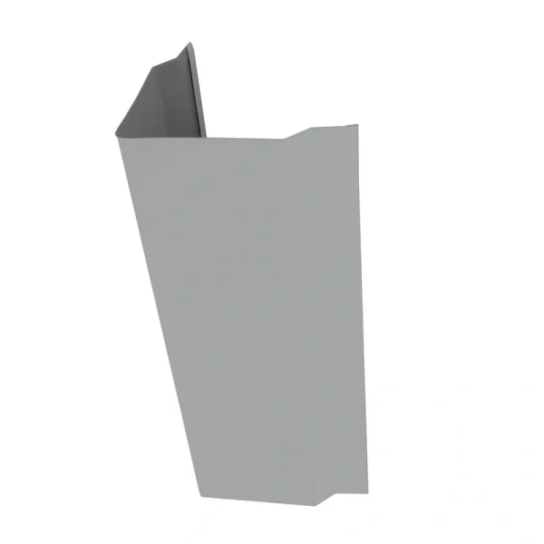 Premium Pro-Steel 14′ Light Gray Steel Corner Gable Trim