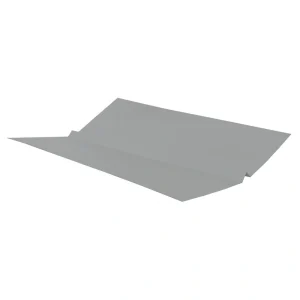 Premium Pro-Steel 18″ x 10′ White W Valley Flashing