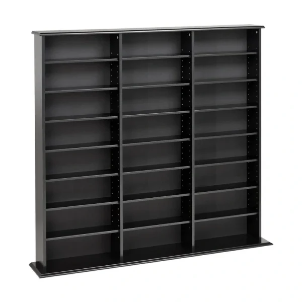 Prepac Black Transitional Composite Media Cabinet T726918672