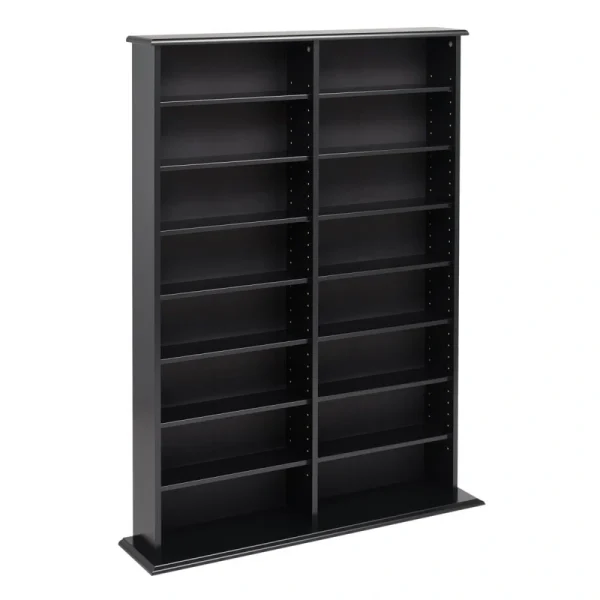 Prepac Black Transitional Composite Media Cabinet T726918673
