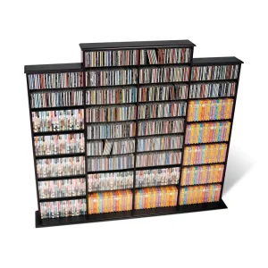 Prepac Black Transitional Composite Media Cabinet T726918674
