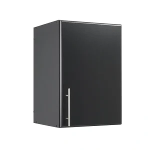 Prepac Elite 16-in W x 24-in H Wood Composite Black Wall-mount Utility Storage Cabinet